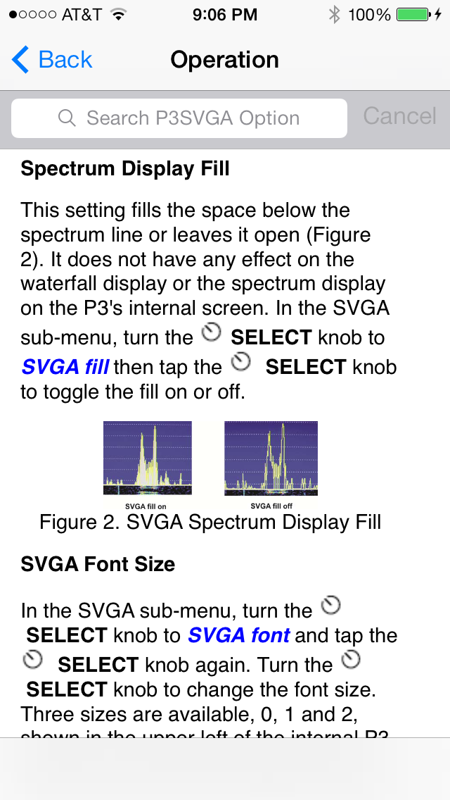 Spectrum Display